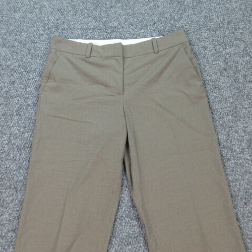 Ann Taylor Pants Womens 8 Beige Black Houndstooth Tapered 32x25.5 - Picture 2 of 22