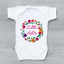 miniature 5  - Little Sister Pregnancy Announcement Floral Wreath Baby Grow Bodysuit Baby Vest