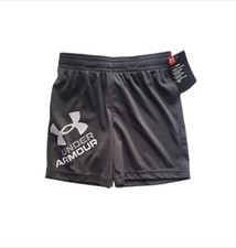 Under Armour Pitch Gray Shorts For Toddler Boys Size 2t