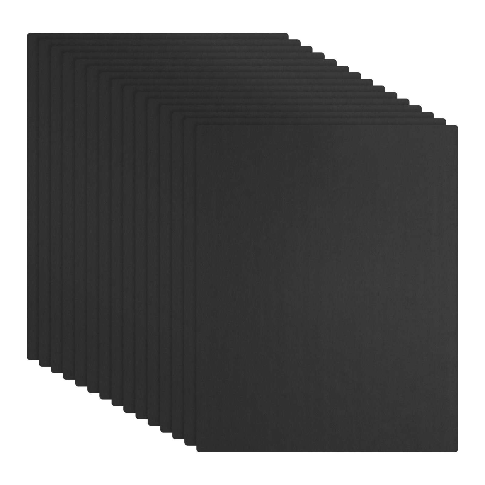 15 PCS Black Foam Board 8x10 Inch, 3/16 Inch Thick Foam Poster Board