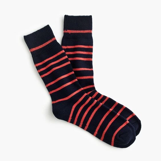 NUEVO CON ETIQUETAS J.CREW ❤️ CALCETINES MUJER VERDE PÚRPURA AZUL MARINO ROJO TOSTADO ¡GRANDES REGALOS! Foto 3 de 4