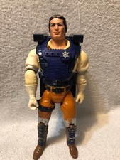 Vintage Bravestarr 1986 Laser Fire Marshall Action Figure with Backpack