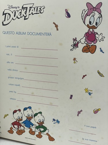 1988# VERY RARE DISNEY OFFICIAL DUCKTALES PHOTO ALBUM EXCLUSIVE EURO RELEASE#PM - Picture 4 of 7