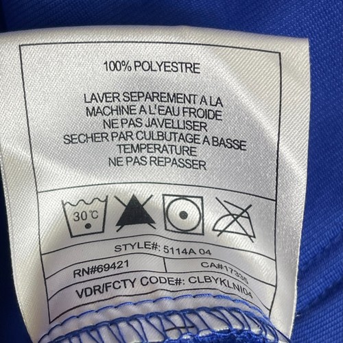 Reebok Los Angeles Clippers NBA Warm Up Jacket Mens XL Blue Relaxed Fit - Picture 10 of 15