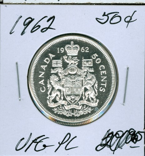 1962 KANADA 50 CENTS ULTRA FINEST GRADE PL * - Bild 1 von 2