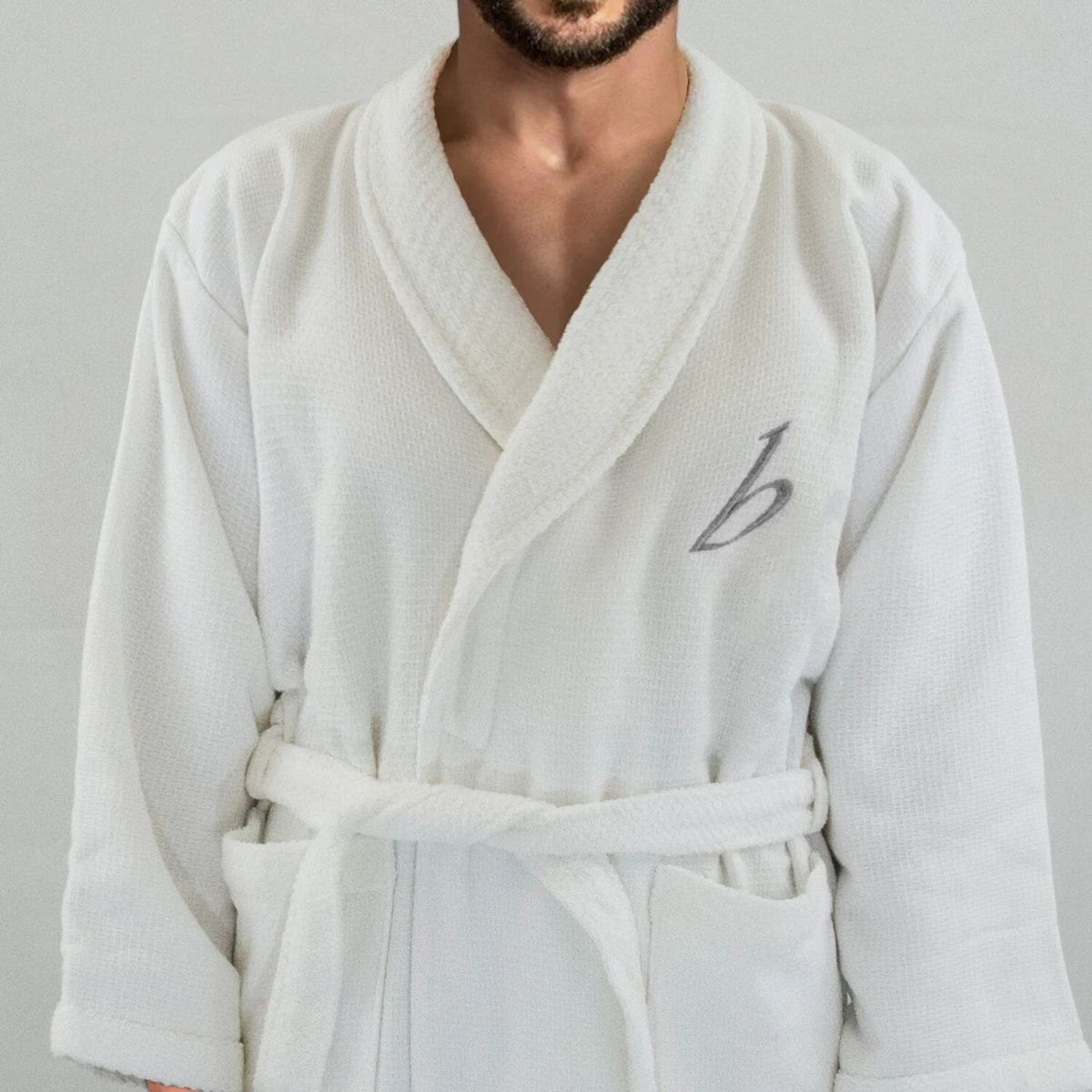 Luxury Mens Personalised Dressing Gown