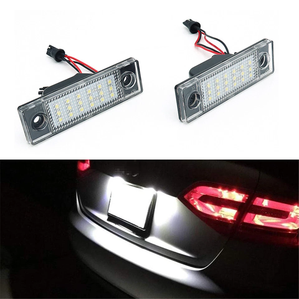 Apto para Chevrolet Cruze 2010-2015 SMD licencia LED súper blanca placa luces lámparas Foto 2 de 4