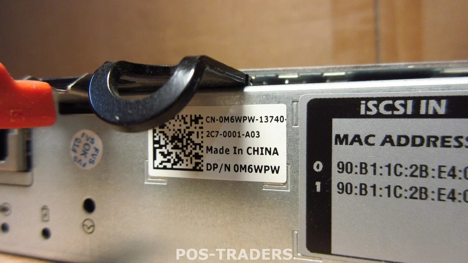 Dell M6WPW iSCSI-Controller PowerVault MD3600i / MD3620i 10Gbit/s Controller - Bild 2 von 3