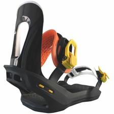 Bataleon Stuntwood Fixation de Snowboard Enfants Jeunes Noir Liaison Souple Neuf