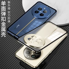 For Realme 12 Pro+ Luxury Bumper Magnetic Phone Case Cover+Screen Protector