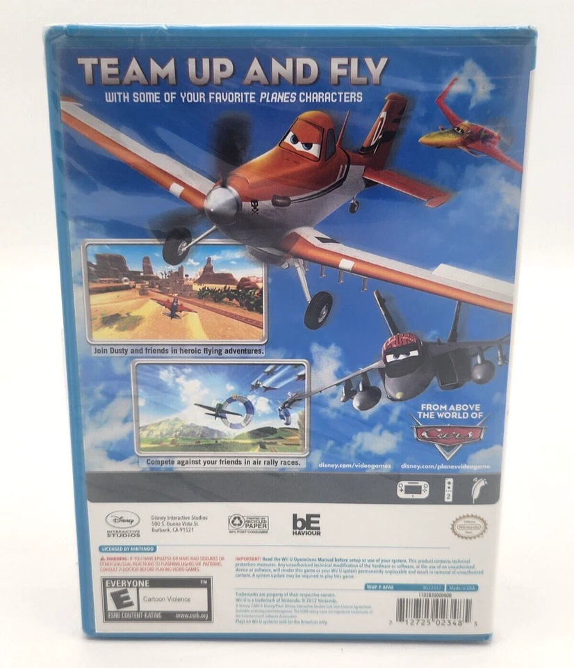 Disney Planes (Nintendo Wii U, 2013) Brand New Factory Sealed US Version - Image 2 of 4