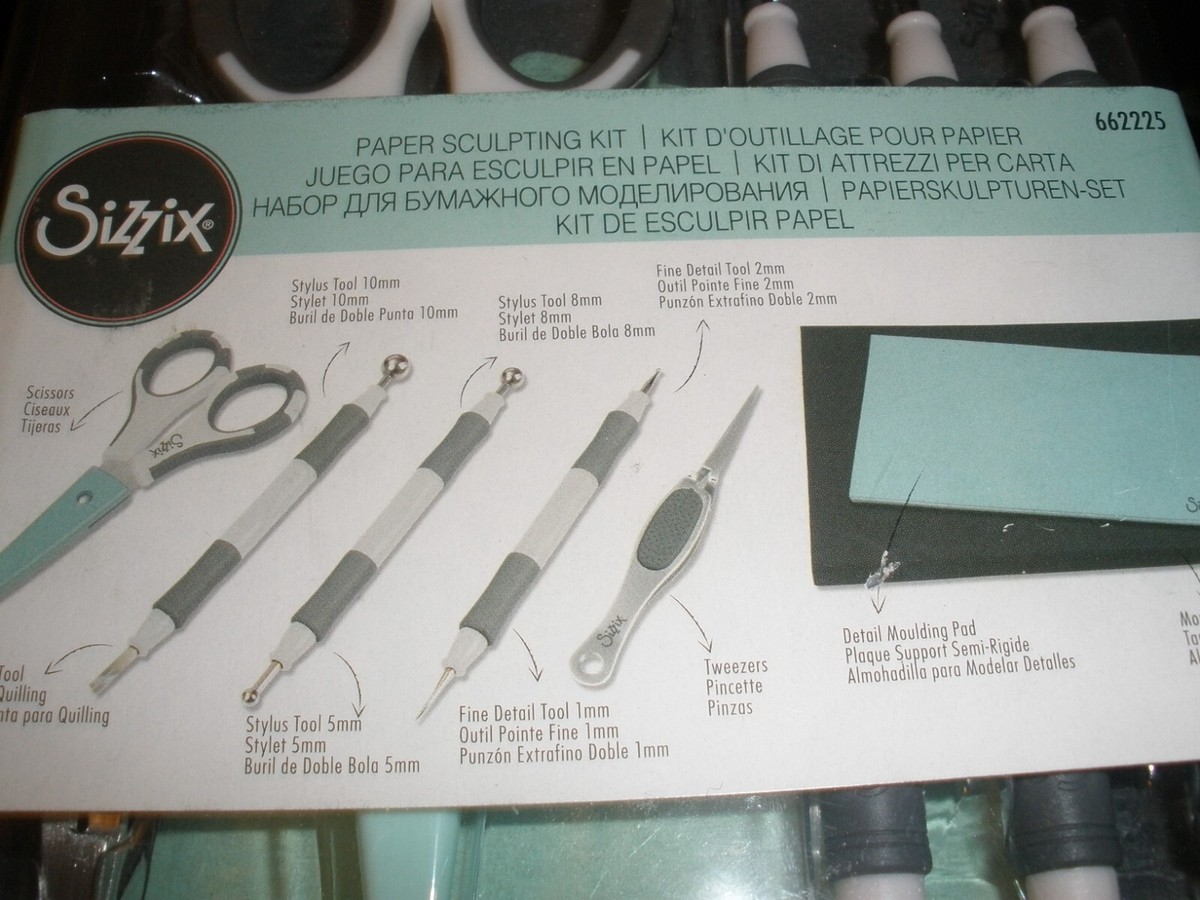 NEW Sizzix Making Tool Paper Sculpting Kit 662225 (SU39A) | eBay