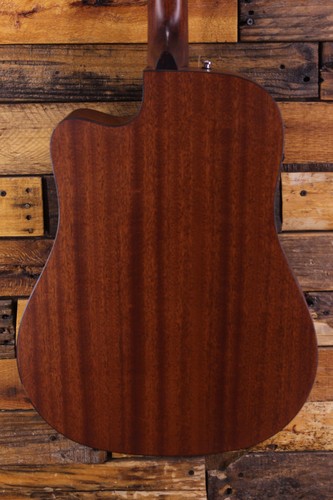 Fender CD-60SCE All-Mahogany Limited-Edition Acoustic-Electric Guitar Satin Natu - Picture 6 of 8