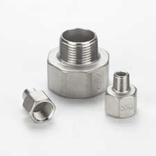 Stainless Steels 304 Female to Male Reducing Coupler Connector Fitting Adapter