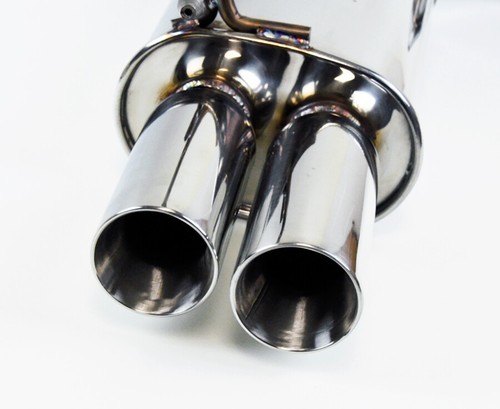 Axle Back Exhaust Stainless 3" Tip Mufflers FITS Infiniti M35 M45 2006-2010 - Foto 3 di 4