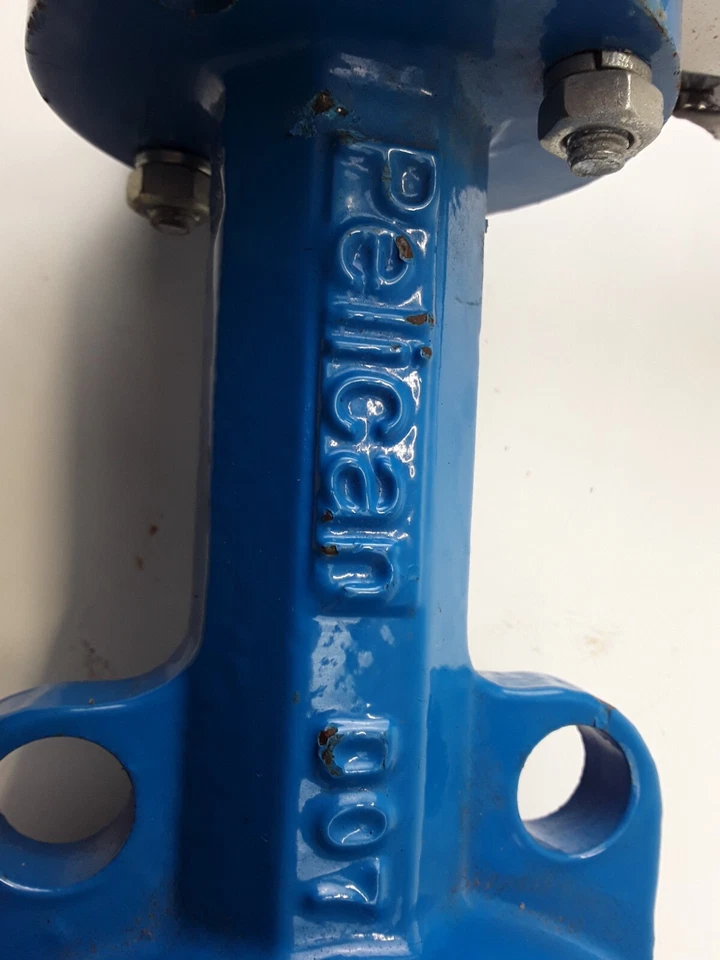 4" Wafer Butterfly Valve Ductile Iron Body Bronze Disc Buna-N Seal Lever Pelican - Image 4 of 4