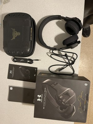 Under Armour Project Rock JBL Bluetooth Headphones! - Black | eBay