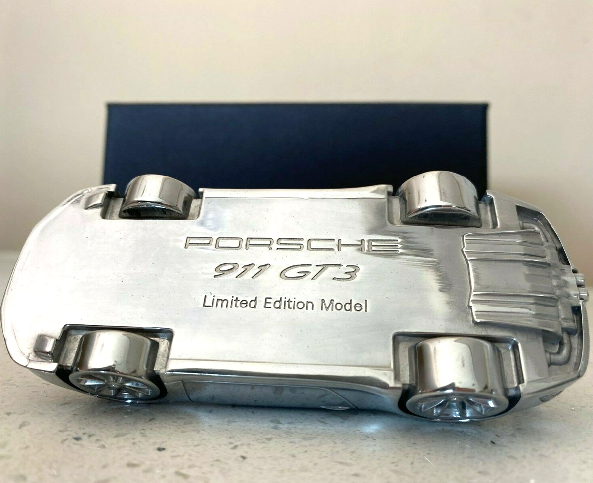 Authentic 2018 Porsche 911 GT3 Billet Paperweight Limited Edition