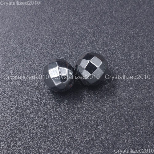 100 Stck. Natürlicher Hämatit Edelstein Facettierte Runde Perlen 2 mm 3 mm 4 mm 6 mm 8 mm 10 mm - Bild 2 von 9