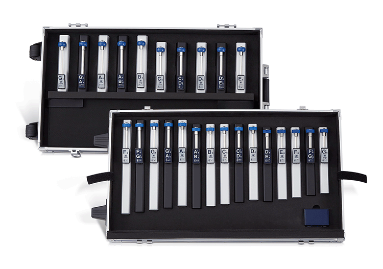 SUZUKI HB-250N Tone Chime 2 Octaves 25 Notes with Case - Handbell