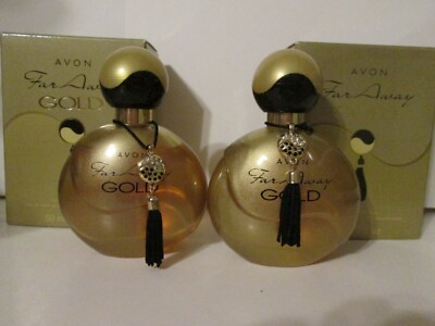 AVON FAR AWAY GOLD EAU DE PARFUM SPRAY (QTY 2---1.7 OZ. EACH)
