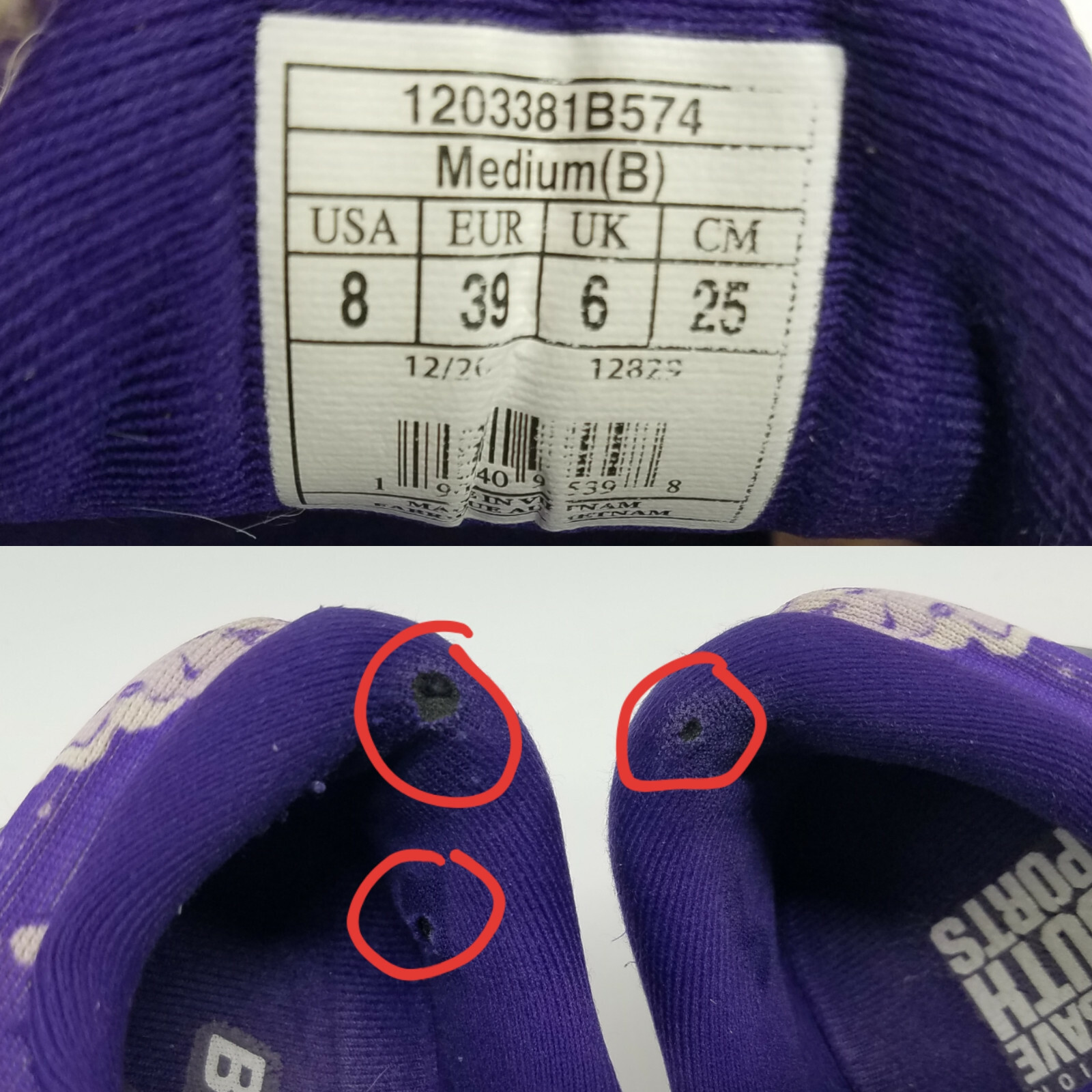 Brooks Ghost 13 Empower Her Unity Women's Size 8 Running Shoes Purple