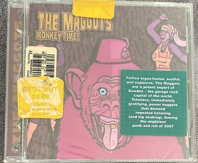 THE MAGGOTS: Monkey Time; 2007 BRAND NEW Sealed CD, Free Shp