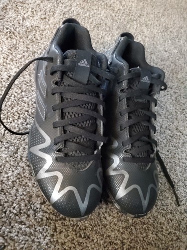 Youth Size 4Y Black adidas Freak Spark MD Football Cleats Used Once