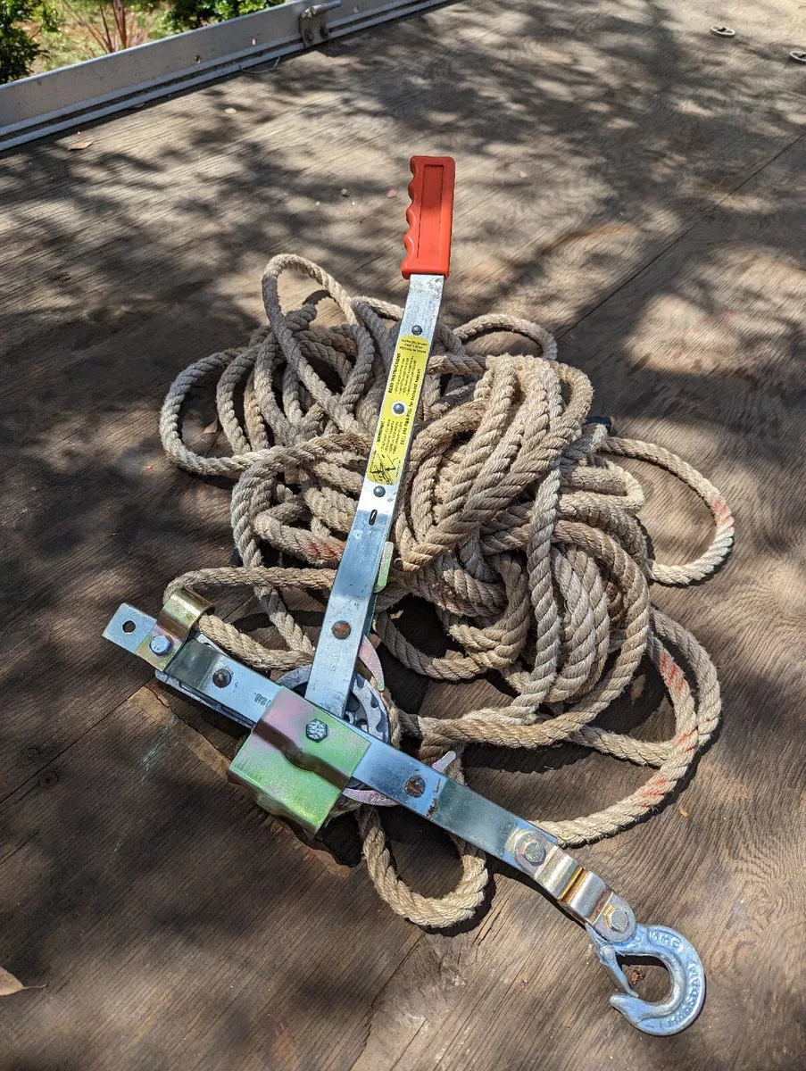 Maasdam 3/4 Ton Rope Puller. Model A-0. C9