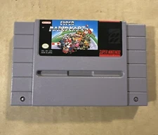 Super Mario Kart (Super Nintendo, 1992) Authentic Clean/Tested Video Game