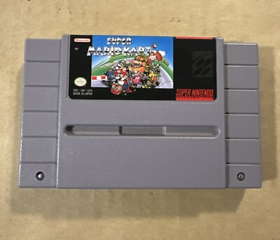 Super Mario Kart (Super Nintendo, 1992) Authentic Clean/Tested