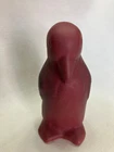 Rare Van Briggle Mulberry Penguin Figurine 4" tall