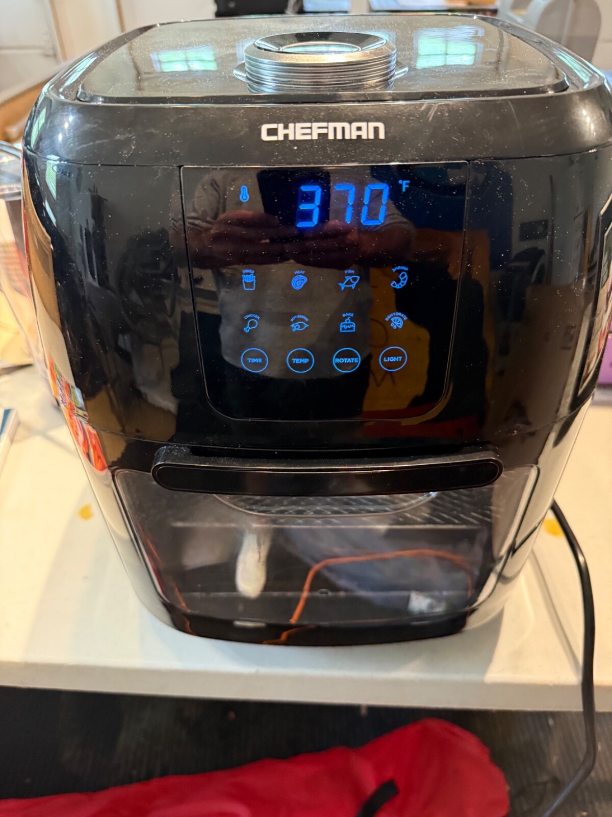 Chefman 6L Multi Functional Air Fryer - Black