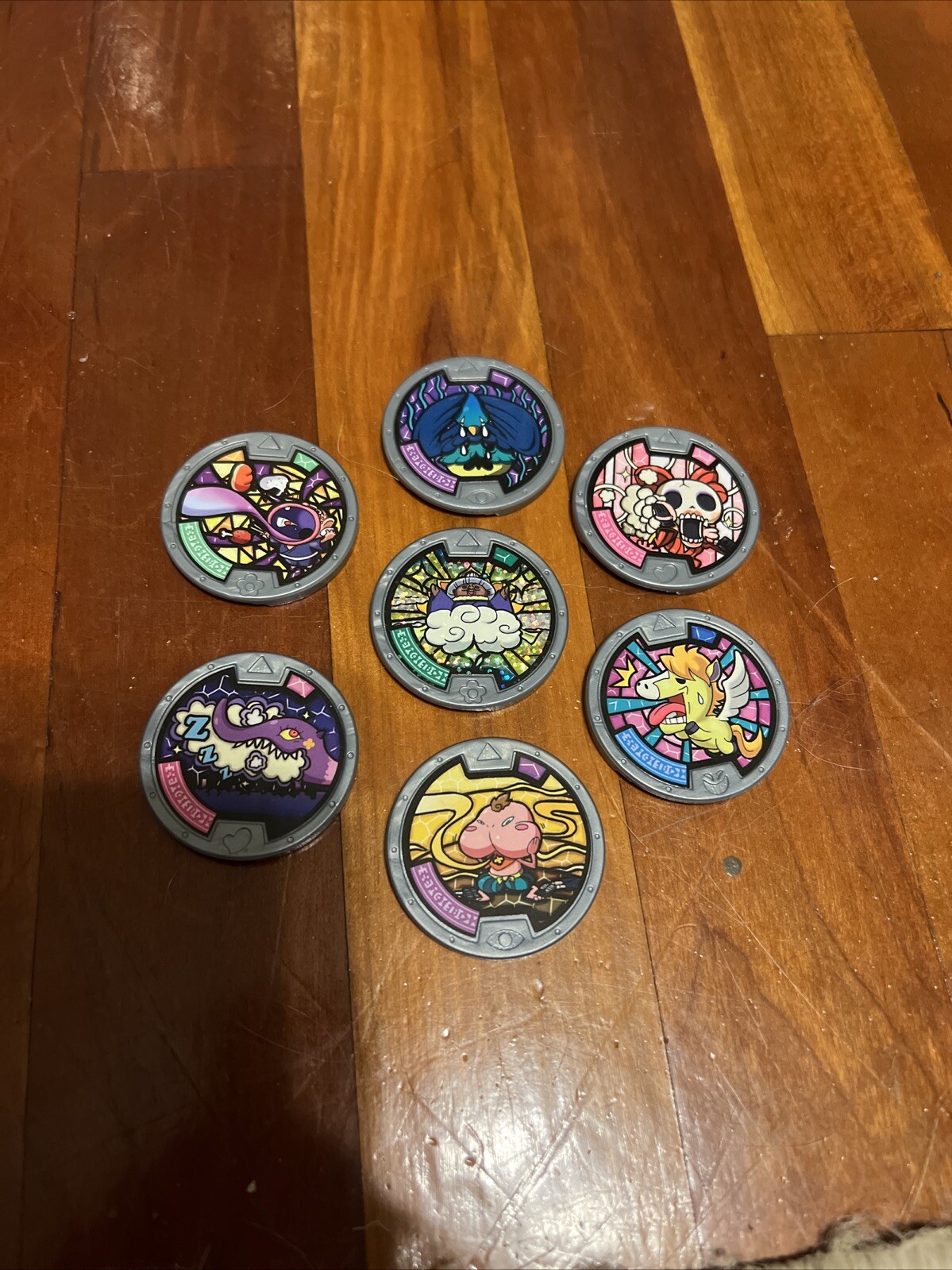 Yo-Kai Watch Medals Rare Lot Of 7