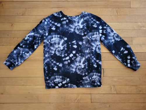Art Class girls pullover sweatshirt size M 7/8 EUC blue white tie dye