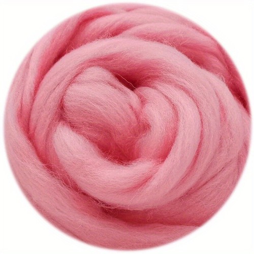 3.5oz Super Soft Natural Wool Roving 21 Micron Needle Felting Fiber Spinning - Picture 21 of 43