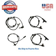 Set of 4 Front Rear Left Right ABS Wheel Speed Sensor fit:Nissan Titan 2012-2015