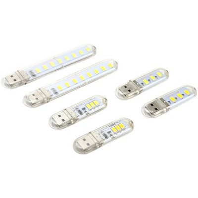 Mini USB LED Nachtlicht Stick für Notebook Computer Laptop Lesen Camping Lampe
