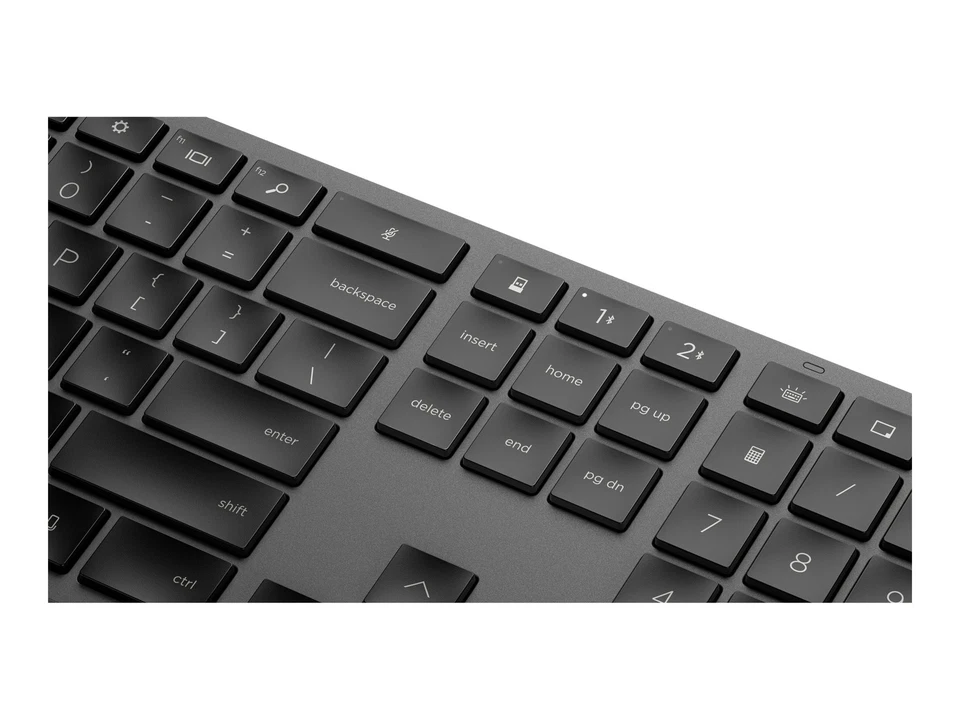 HP Dual Mode 975 Tastatur hinterleuchtet Tastiera Bluetooth 3Z726AA#ABU - Immagine 3 di 4