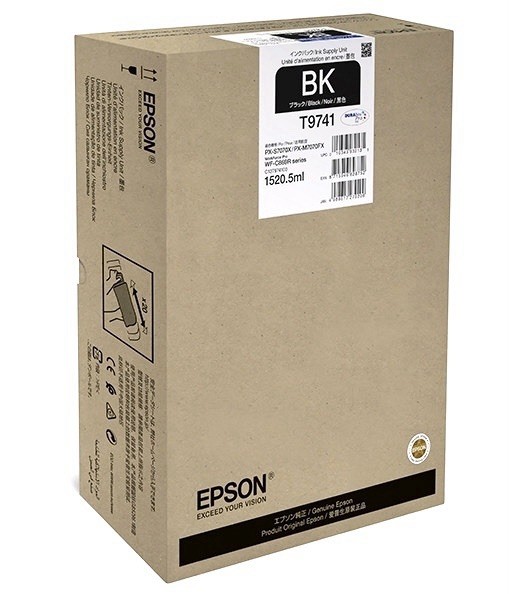 Original Ink EPSON Workforce Pro WF-C869 C869R RDTWF / T9741 C13T974100 Black