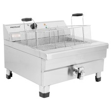 Profi Edelstahl Gastronomie Imbiss Elekto Friteuse Fritteuse Fritöse 20L