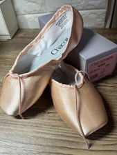 Chacott Progr s V201 Pointe Shoes Satin 23.5cm DM New Unused