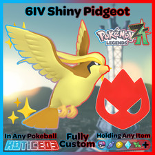 ✨ Shiny Alpha Pidgeot 6IV + EVs ✨ Pokemon Legends ZA 🚀 Fast 🚀