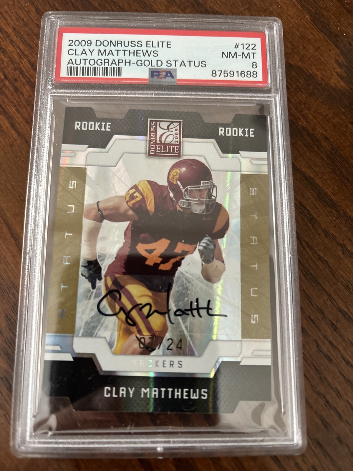 Clay Matthews Donruss Elite #122 Status-Gold