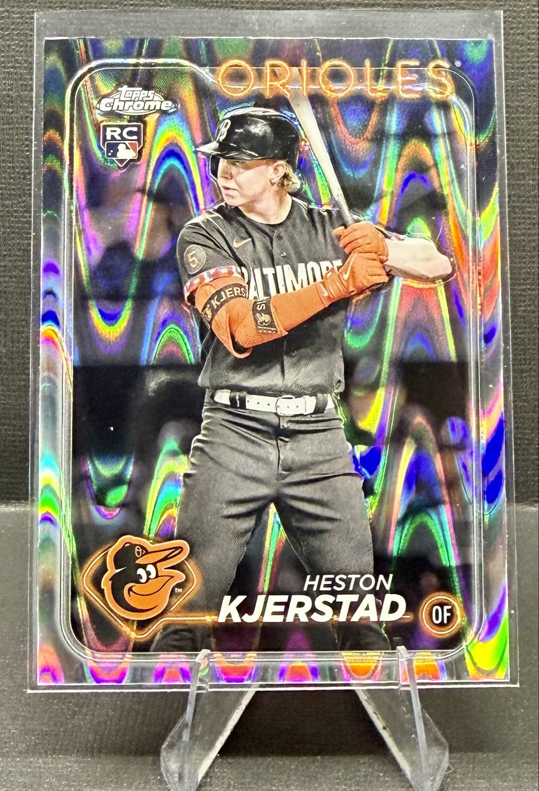 2024 Topps Chrome - Heston Kjerstad #142 RayWave Refractor (RC)