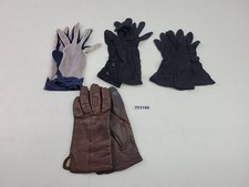 Konvolut Handschuhe Leder braun Stoff schwarz...