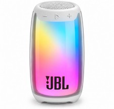 JBL Pulse 5 Portable Bluetooth Illuminated Speaker - White/Multicolor