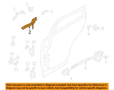 MAZDA OEM 20-25 CX-30 Rear Door Lock Hardware-Handle Base DGH97342XC