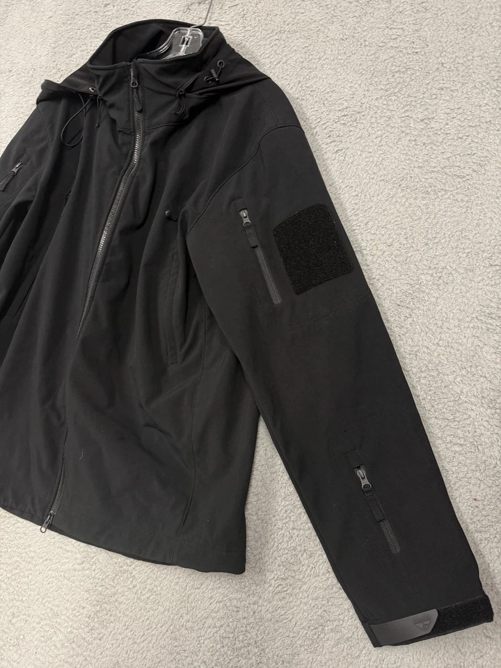 Condor Jacket Mens XL Black Summit Soft Shell Hooded Tactical Windproof 602 - Image 4 of 4