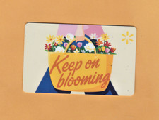 Collectible Walmart Gift Card - Keep on Blooming - No Cash Value - FD-112083